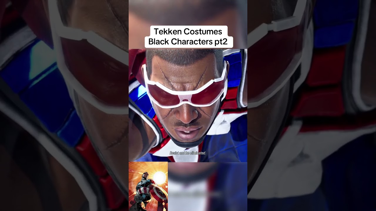 Black Characters in tekken8 #tekken8 #tekkencustomization #blackcharacters #blackheroes #dc #marvel