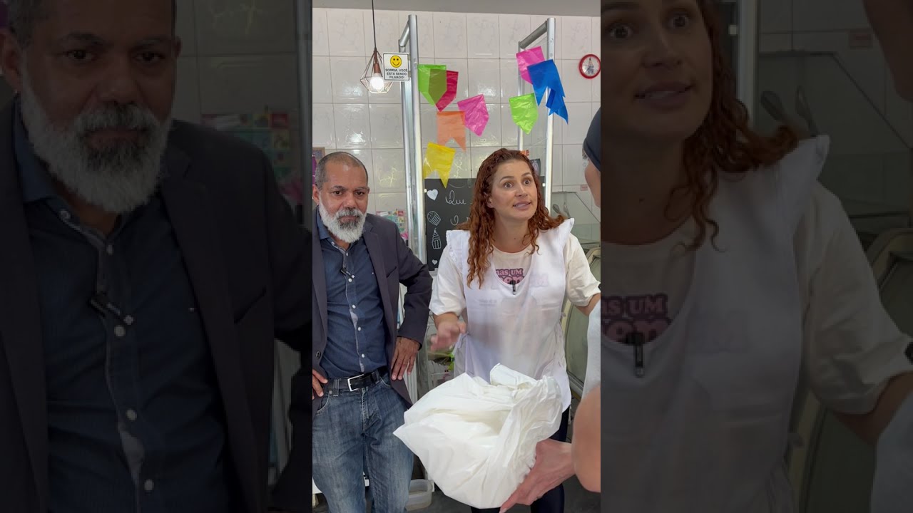 Ela queria ir embora sem pagar a conta