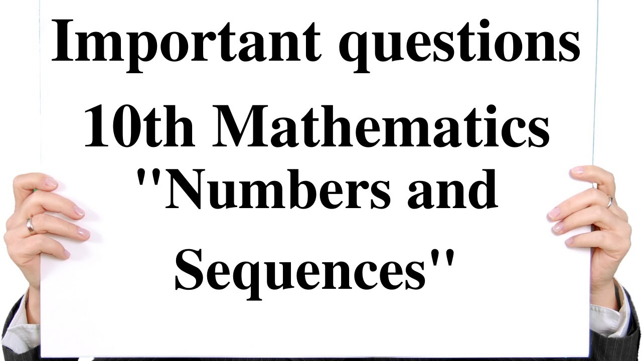 10th Maths:TN Board: Important questions: Chapter 2: Numbers and Sequences: 2 & 5 marks: DD ACADEMY