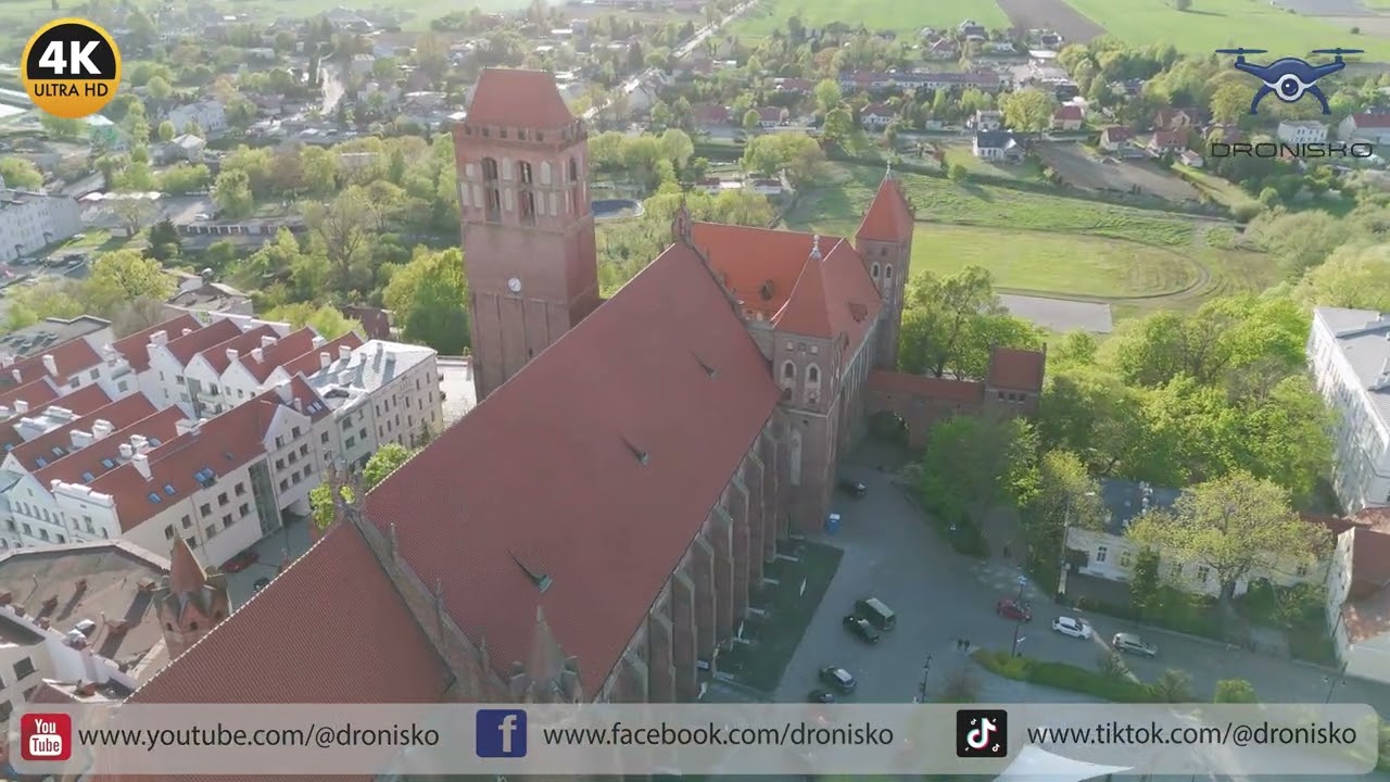 Kwidzyn - 🎥 Katedra i Zamek w Kwidzynie z lotu ptaka | 4K Dron 🏰