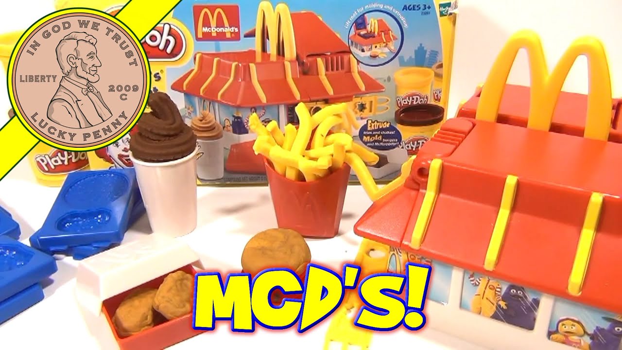 Play-Doh McDonald's Restaurant Playset (making food), 2005 Hasbro - Video 2 of 2