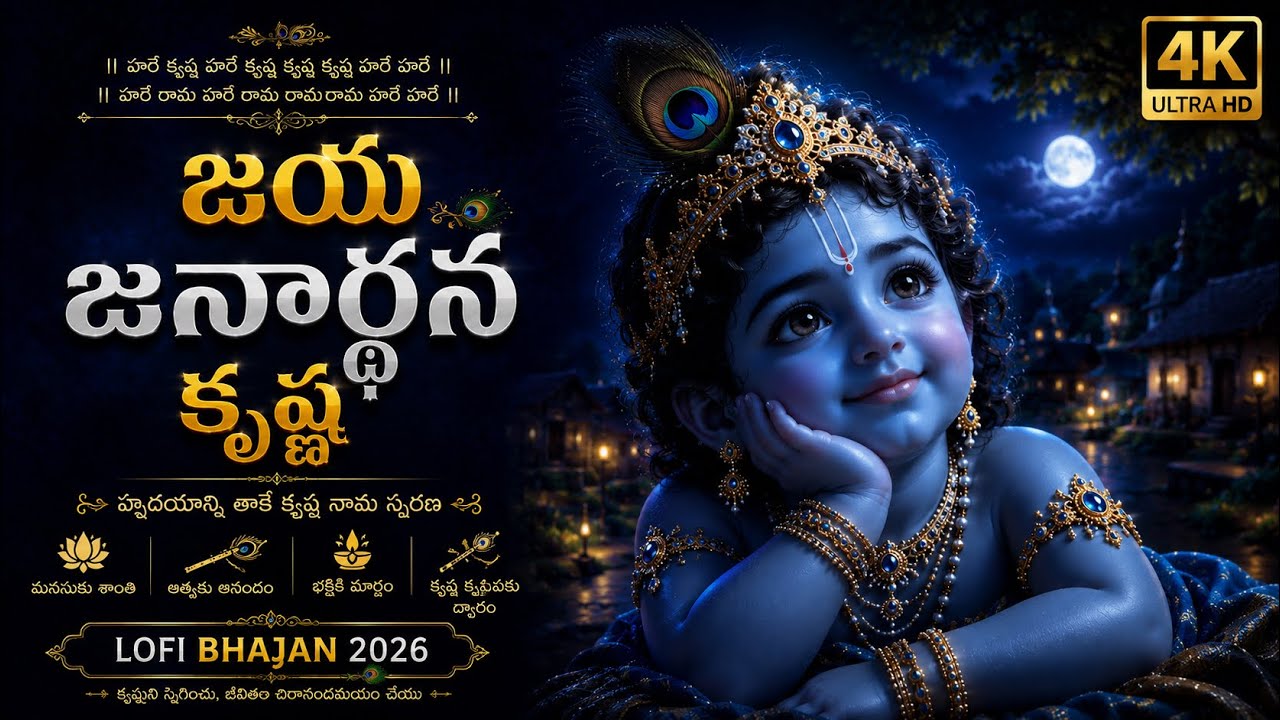 Jaya Janardana Krishna Radhika Pathe | Hindu Devotional Song | Divine Glory of Lord Shree Krishna