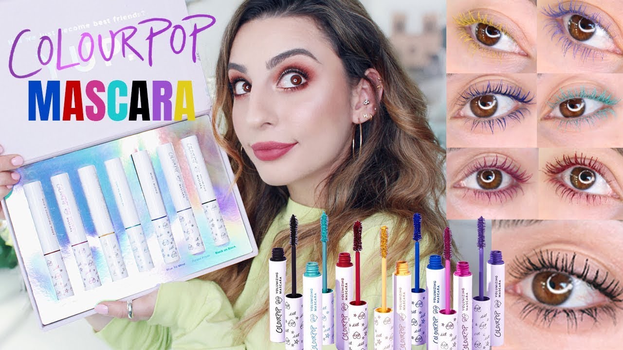 Colourpop Mascara: Swatches & Review!