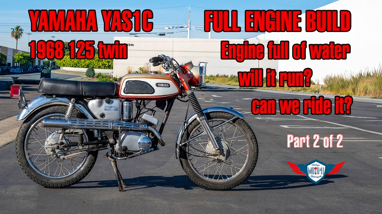 1968 Yamaha YAS1C Rebuild & Recommission – PART 2 | Full Engine Rebuild, Wiring Fix, First Start!