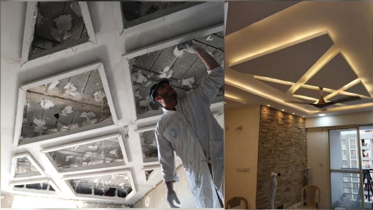 تصميم ديكور جميل ومميز باجبس  جديد  2020  Un beau design décoratif en GPS