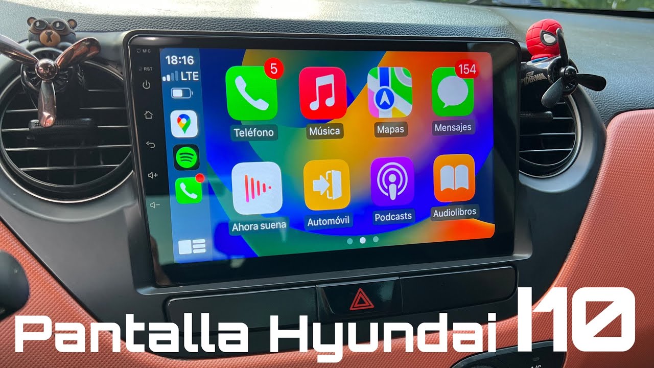 Instalación pantalla Hyundai i10 DERICAR
