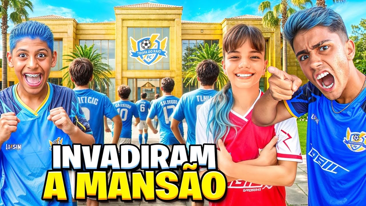 INVADIRAM A MANSÃO DA TROPA DO RAIO!