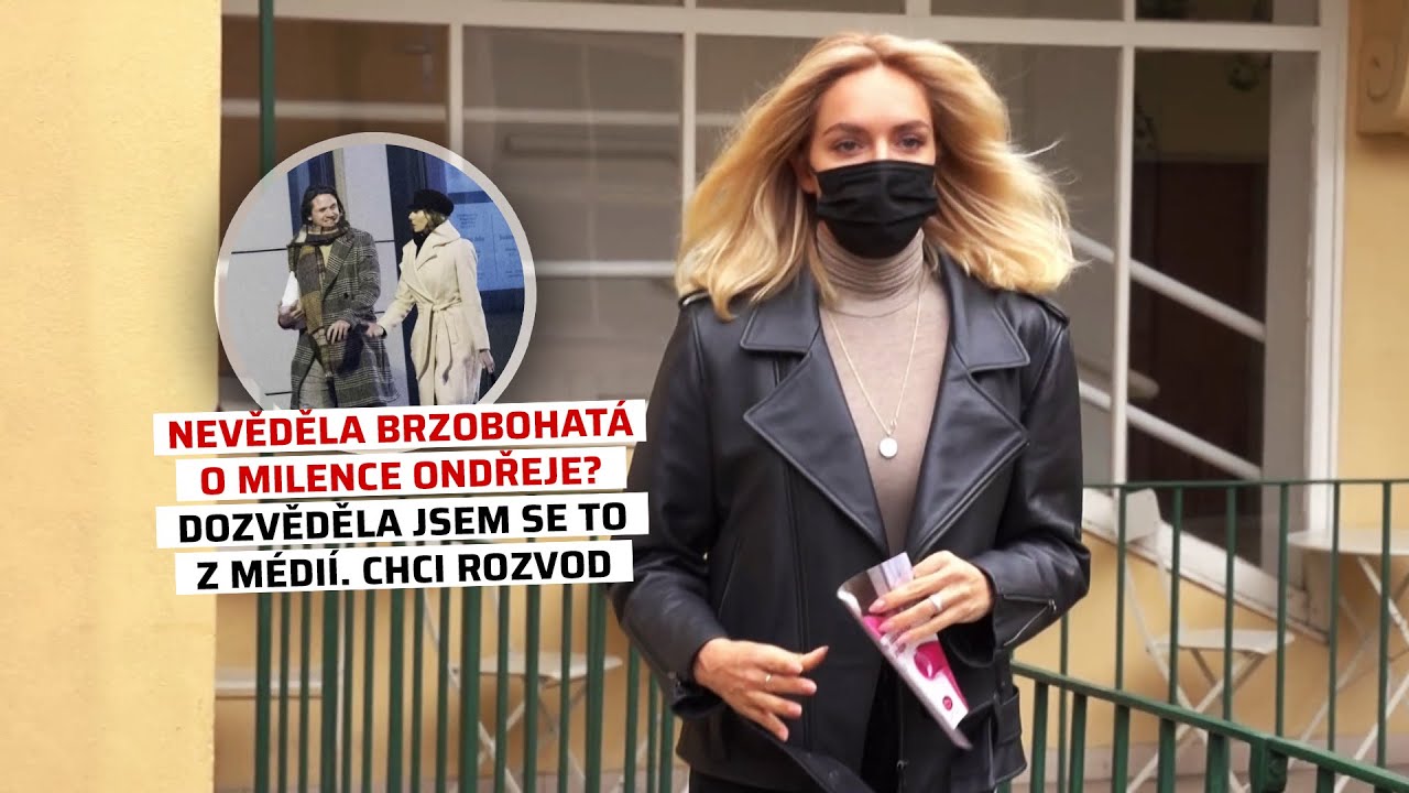 Nevěděla Brzobohat&aacute; o milence Ondřeje? Dozvěděla jsem se to z m&eacute;di&iacute;. Chci rozvod