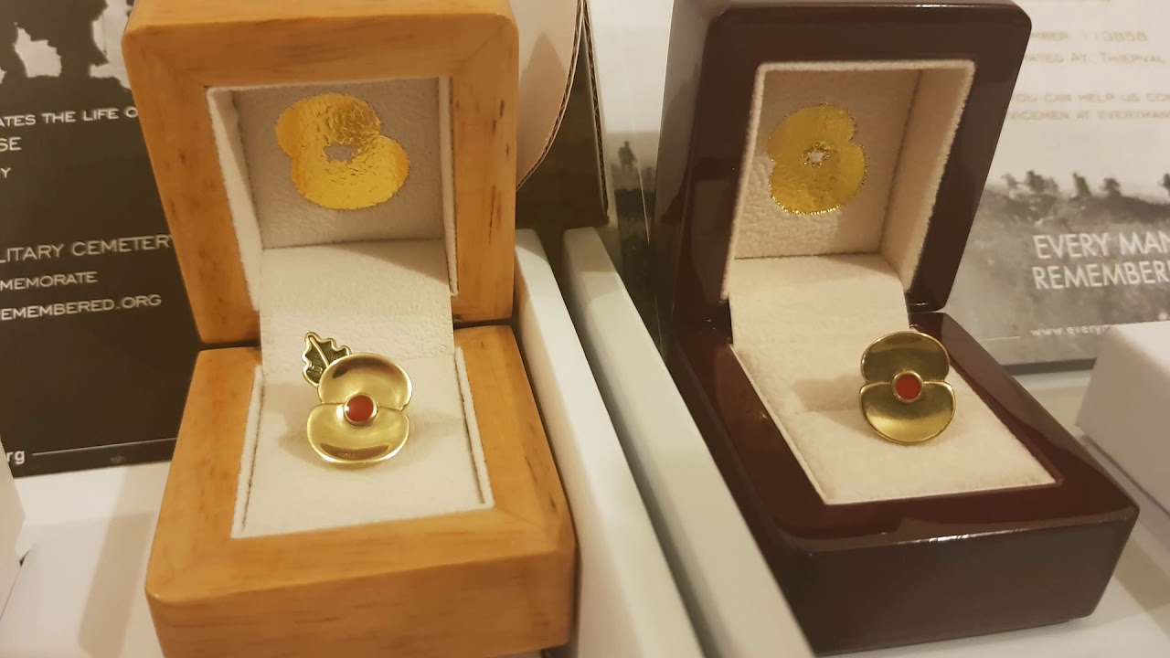 Passchendaele and Somme Brass Poppy Badges