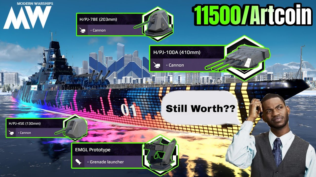 CN Huaqing After Buff 💪 Still Worth 11500/ Artcoin?? - Modern Warships 