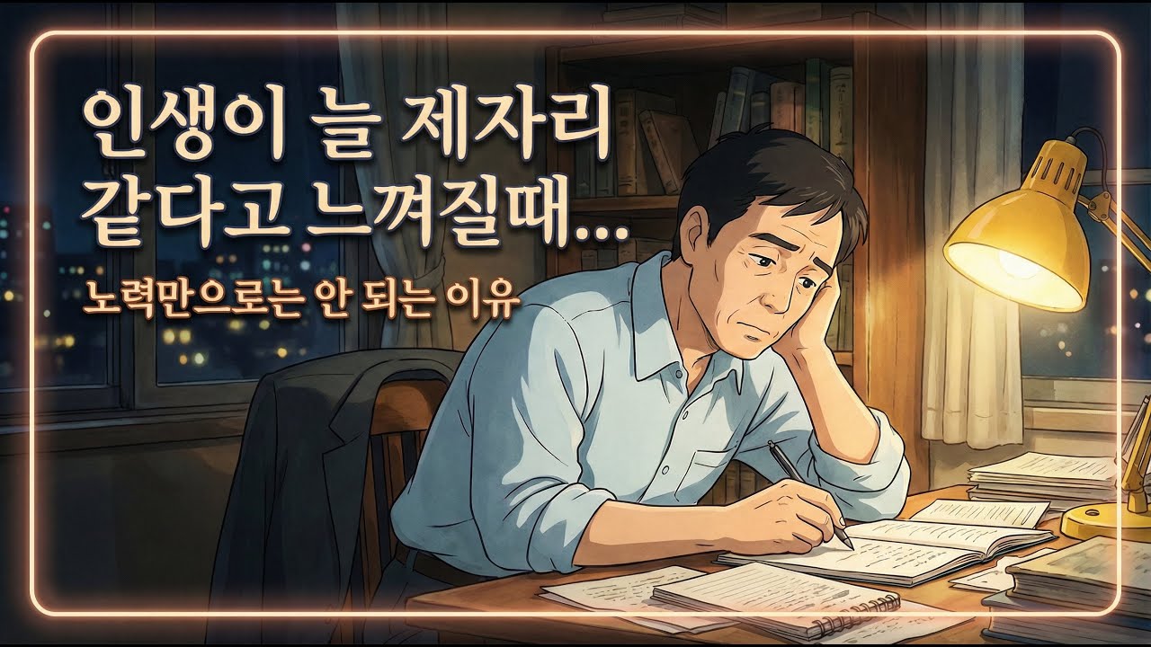 열심히 하는데도 인생이 안 풀리는 진짜 이유 #오늘의인생꿀팁 #인생조언 #현실각성 #열심히사는삶 #자기계발 #현실인식 #좋은글