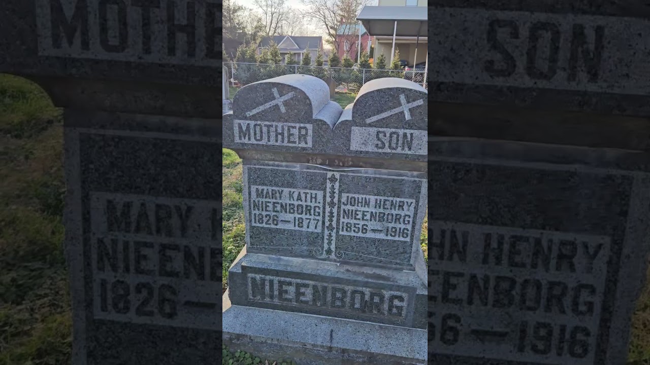 St. John's Cemetery in Carrollton KY, this Cemetery is in the Heart of this small town 