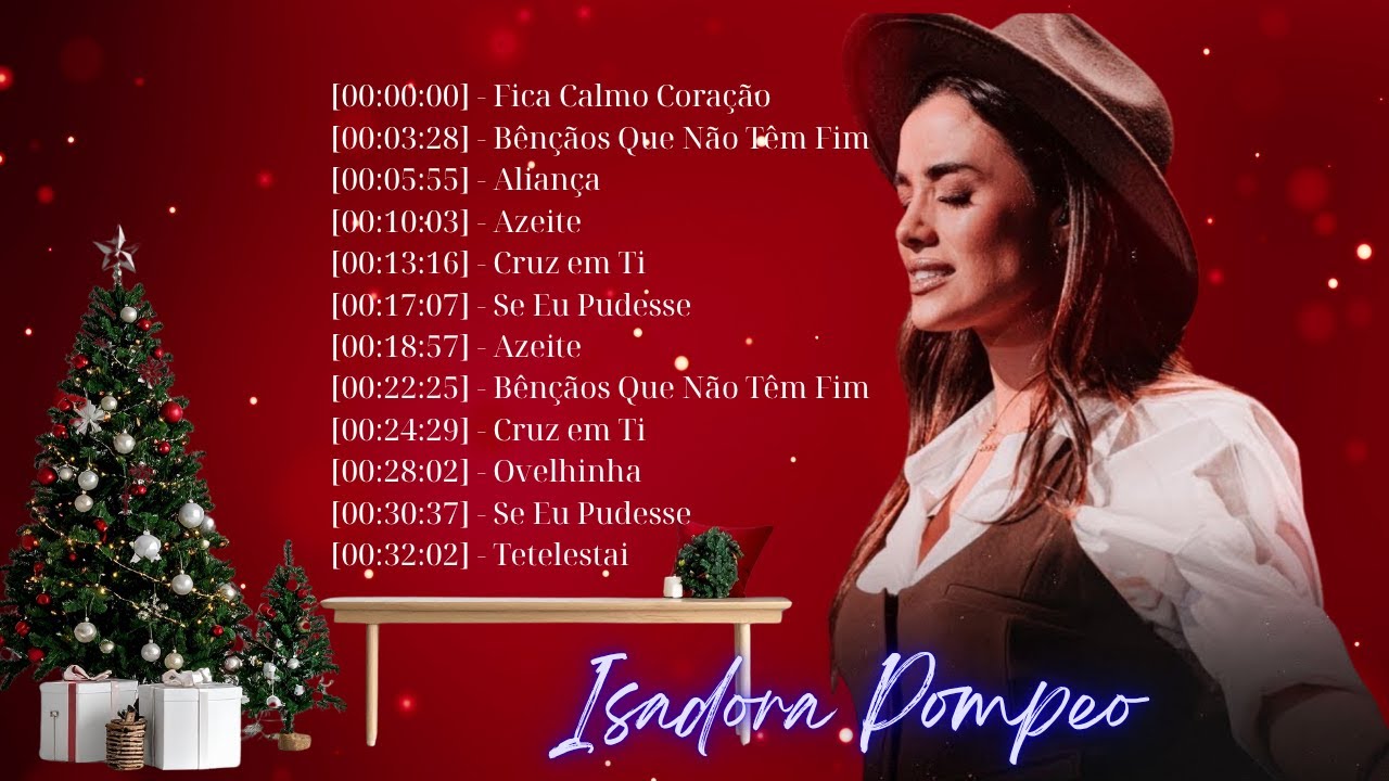 Louvor Gospel 2025 🎶 Isadora Pompeo | Top Músicas Gospel Mais Tocadas 🔥 Ovelhinha, Aliança, Azeite
