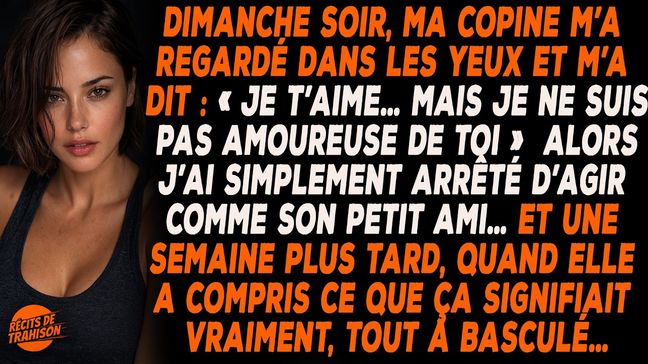 J’ai Entendu Qu’elle N’était Pas Amoureuse — Le Lendemain, Ma Réponse Calme A Tout Changé.
