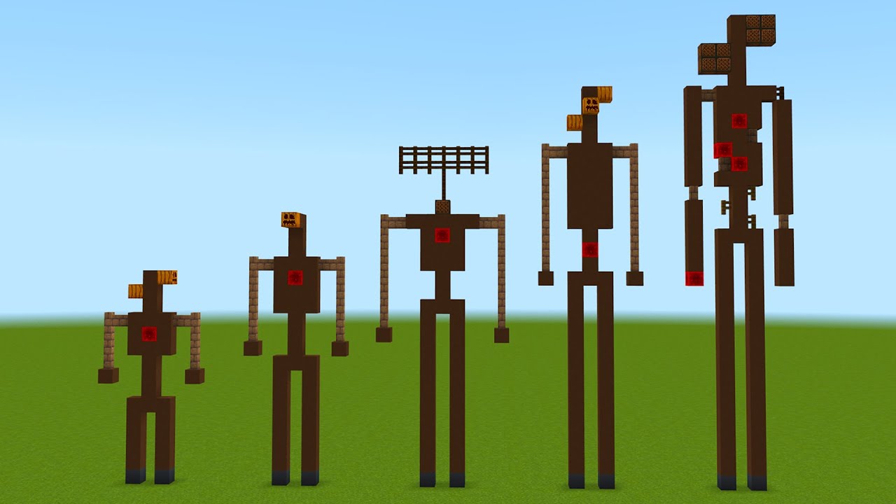 Giant Siren Head Evolution Addon in Minecraft PE