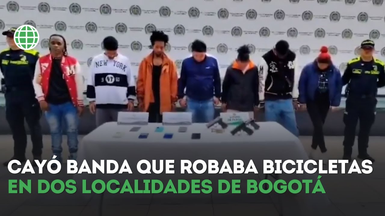 Cayó banda que robaba bicicletas en dos localidades de Bogotá