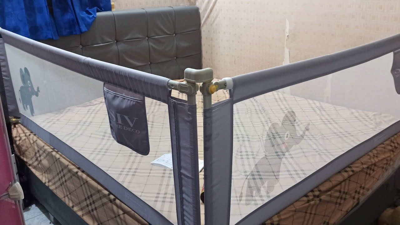 Bed Rail Kokoh | Cara Pasang Bed Rail Pembatas Kasur Agar Baby Tidak Jatuh