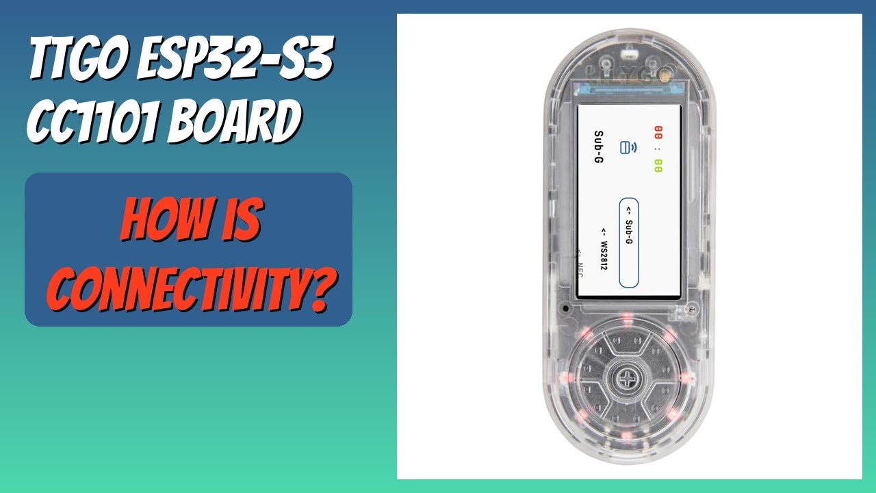 REVIEW (2026): TTGO ESP32-S3 CC1101 Board. Features.