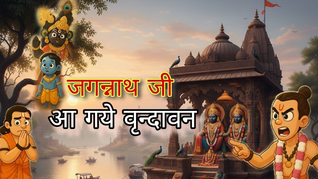 जगन्नाथ जी आ गए वृन्दावन  | भक्त माधवदास एवं जगन्नाथ जी कथा | Divine Story Of Jagannath ji