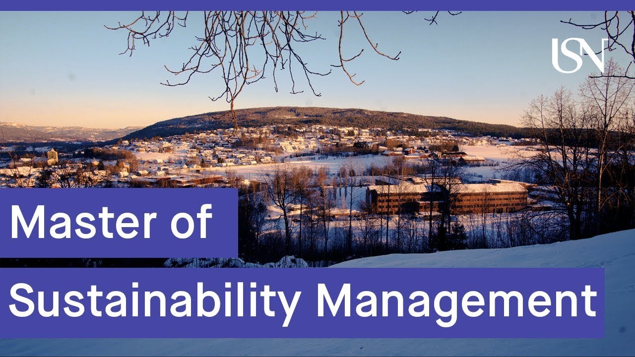 Master of Sustainability Management