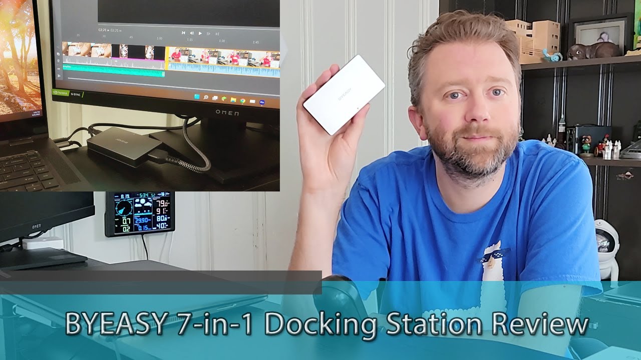 Отличная док-станция для путешествий &mdash; обзор USB-концентратора BYEASY 7 в 1 Type-C.