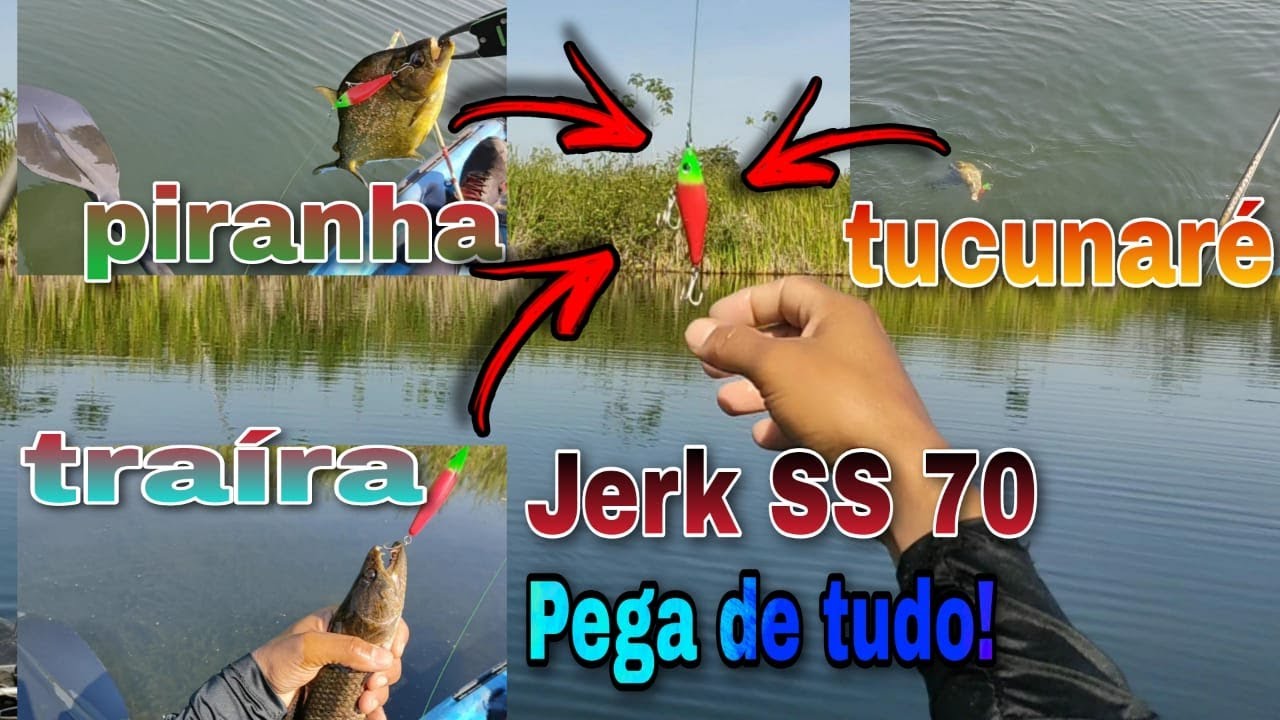 A melhor isca artificial para traíra, piranha e tucunaré.