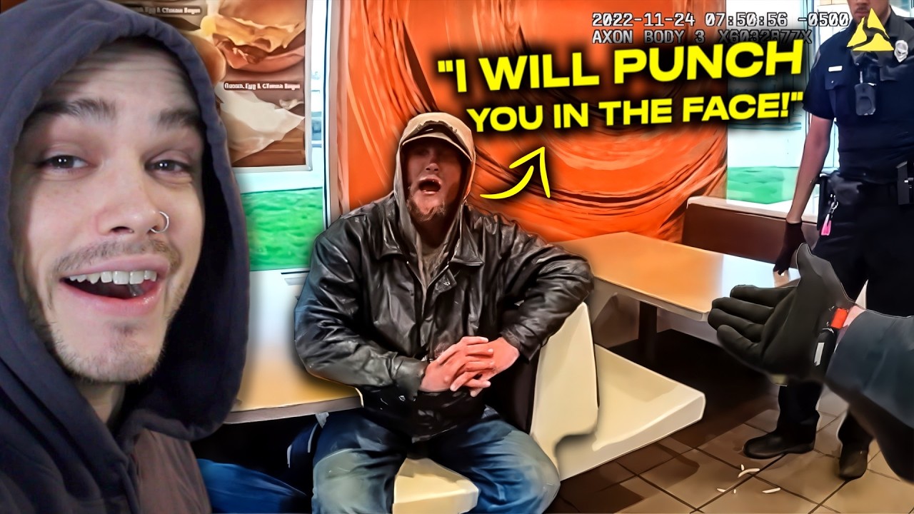 Man Goes Crazy in McDonald's and Gets a McFelony Meal To Go!