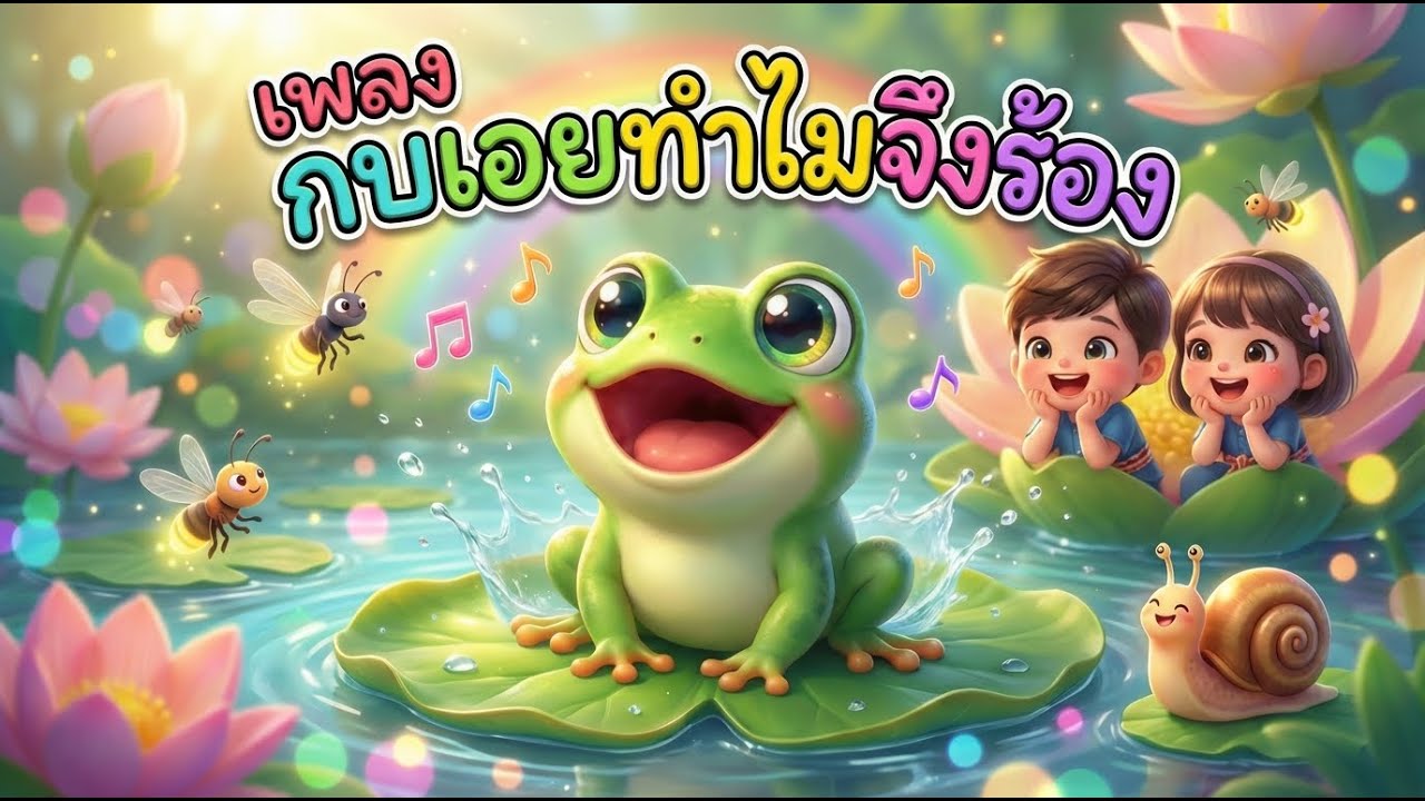 เพลงกบเอยทำไมจึงร้อง l Sing-Along Adventurez (Kids Song)