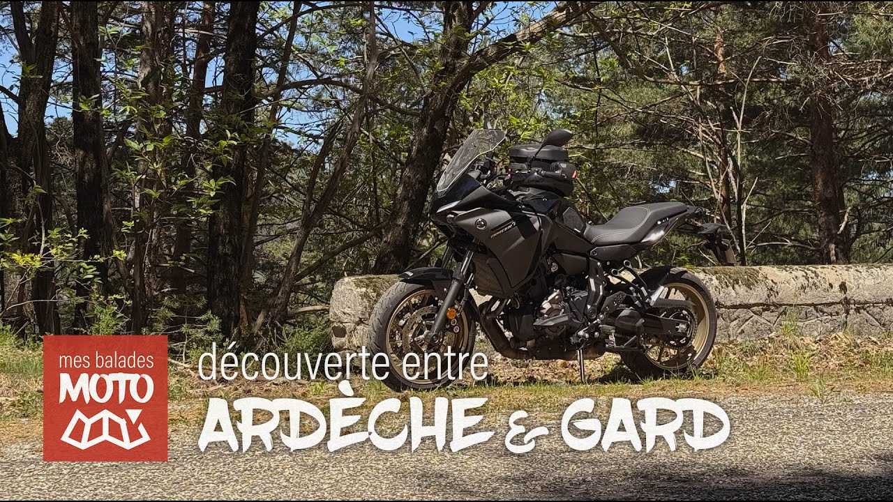 Découverte entre Ardèche et Gard avec la Tracer 7 #Ride 133