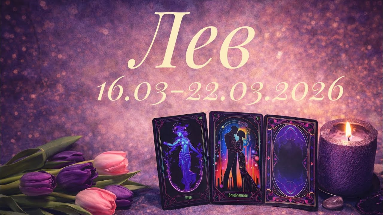 Лев ♌️ Таро прогноз на неделю 16.03-22.03.26