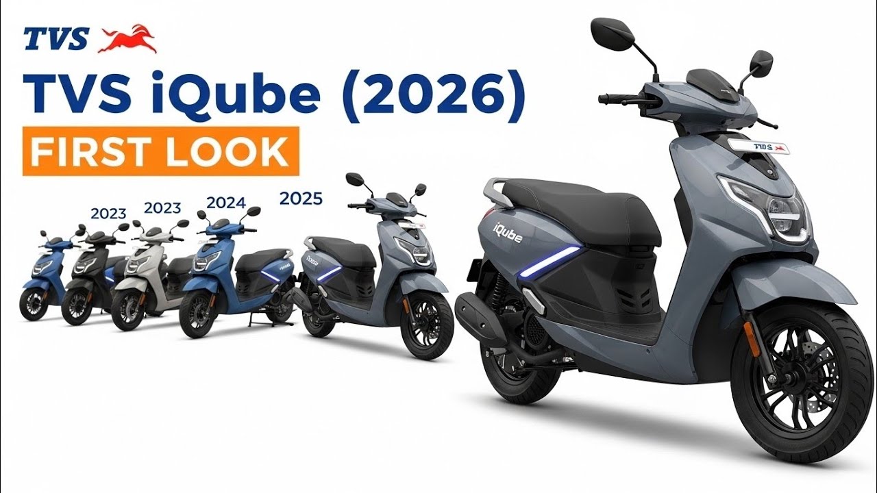 TVS iQube 2026भारत का स्मार्टस्टाइलिश और पावरफुलइलेक्ट्रिक स्कूटर जो बदल देगा आपकी हर रोज़ की राइड 🚀