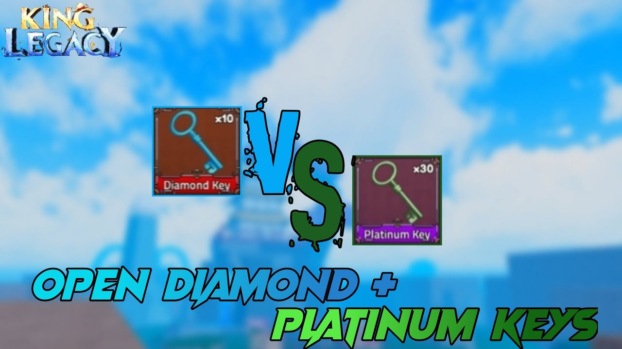 Which Better Diamond Or Platinum Key?🤔 - King Legacy