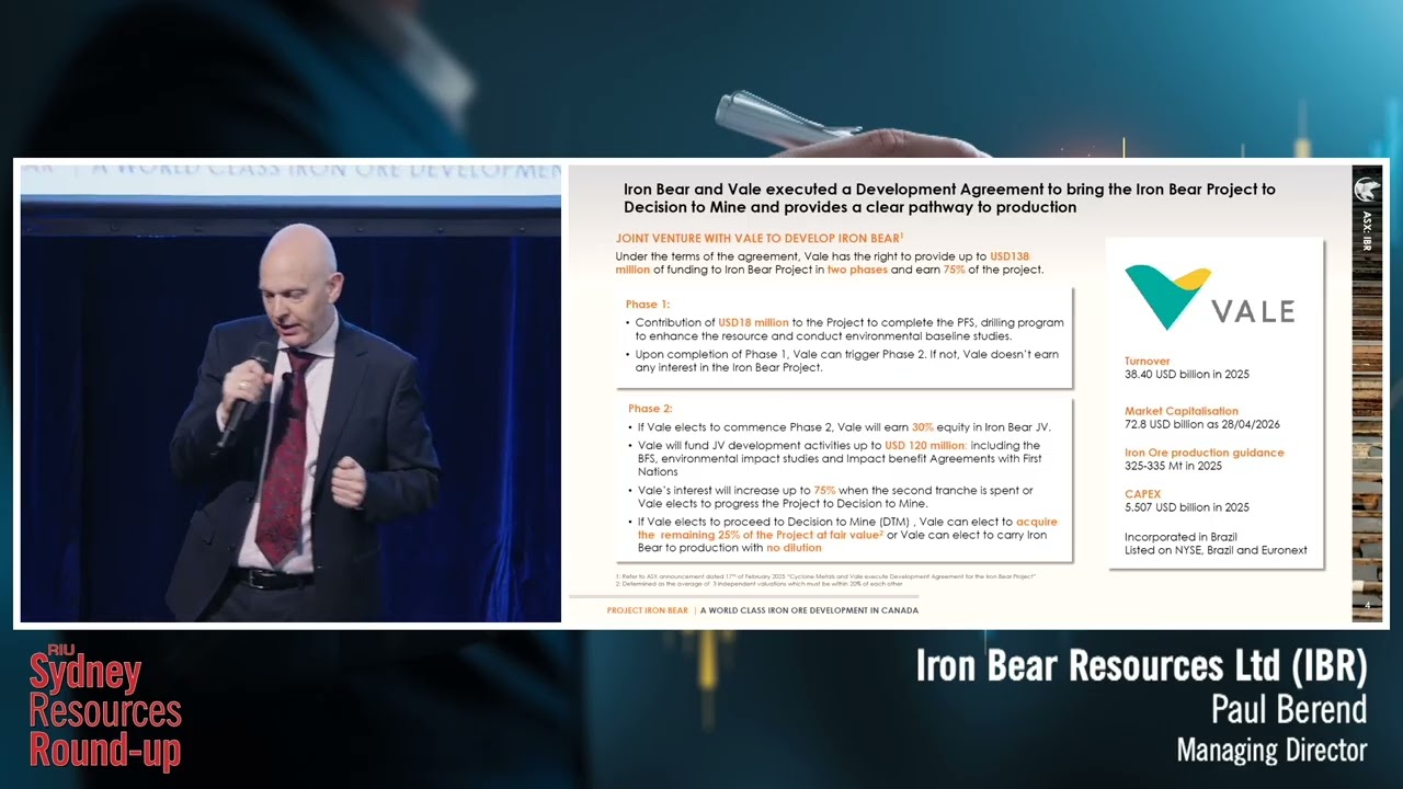 Iron Bear Resources Ltd - Обзор ресурсов Сиднея от RIU за 2026 год