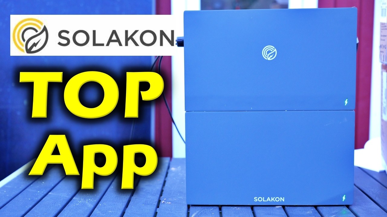 Solakon One Speicher f&uuml;r Balkonkraftwerke mit super App !