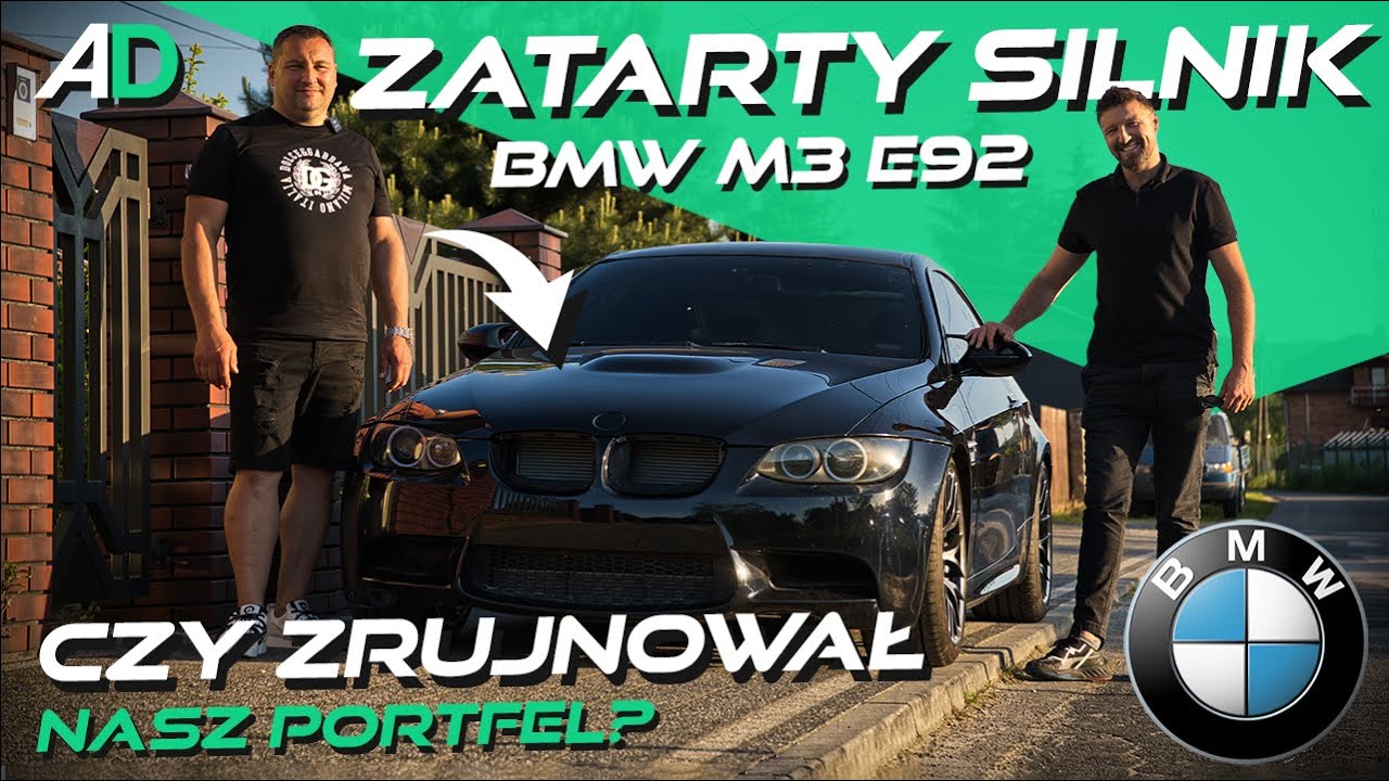 BMW M3 E92 - MINA już jeździ i hałasuje! Podsumowujemy naprawę ZATARTEGO silnika