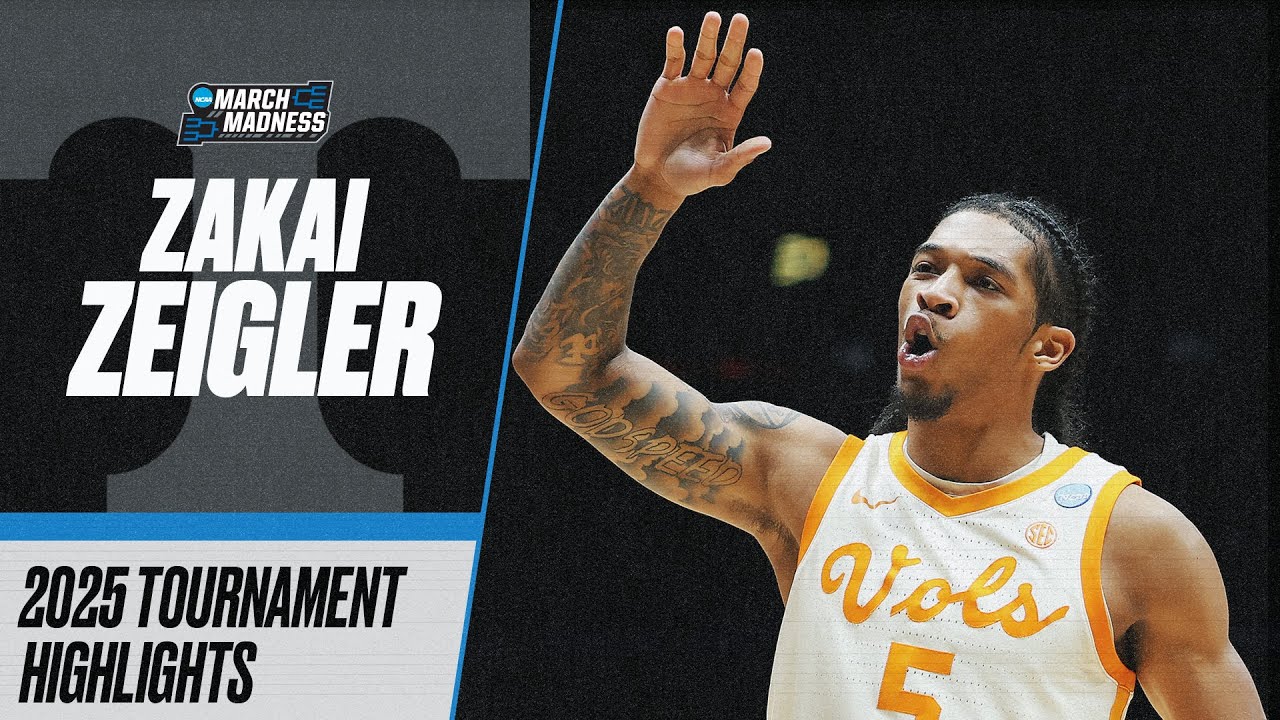 Zakai Zeigler 2025 NCAA tournament highlights