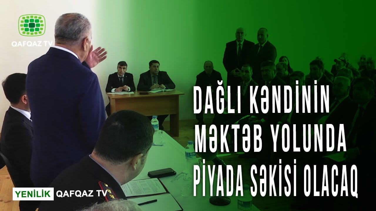 DAĞLI KƏNDİNİN MƏKTƏB YOLUNDA PİYADA SƏKİSİ OLACAQ