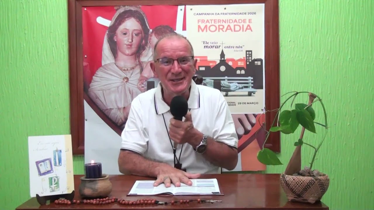 Onde procuramos a mensagem de Jesus? É o amor de Deus que deve nos animar.  Dia 26/02/26