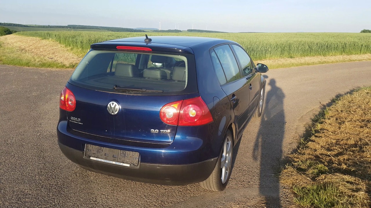 Обзор на Гольф V 2.0TDI за 250000руб 3900€ в Германии