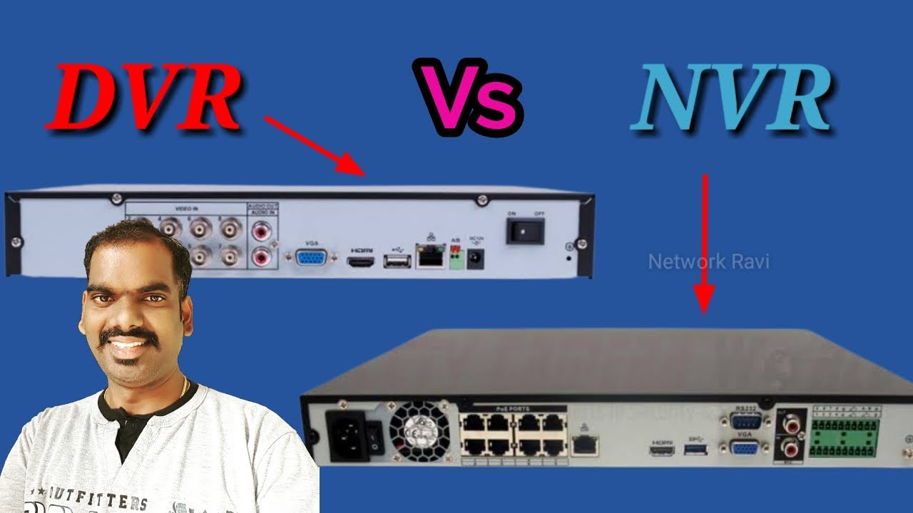 DVR and NVR difference in tamil | CCTV DVR | CCTV NVR | Network Ravi