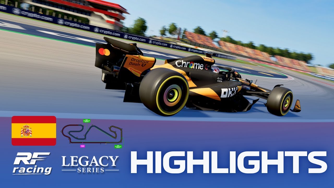 F1 24 - ESPANHA 🇪🇸 - BARCELONA | RFR LEAGUE - GRID LEGACY - ETAPA 3 - T4 HIGHLIGHTS