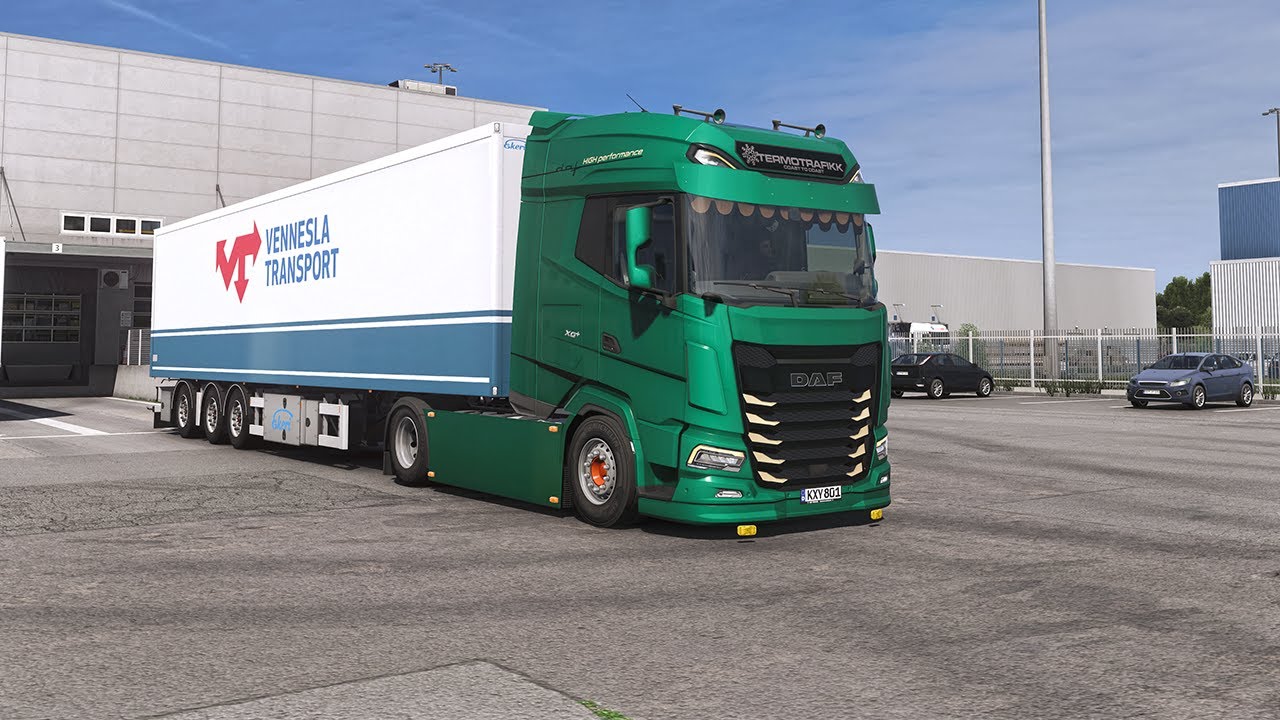 ETS2 | Ultimate DAF XG+ Experience: German Highways in 4K | Steering Wheel