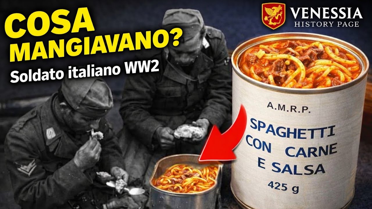 Seconda guerra mondiale:il Rancio dei soldati italiani