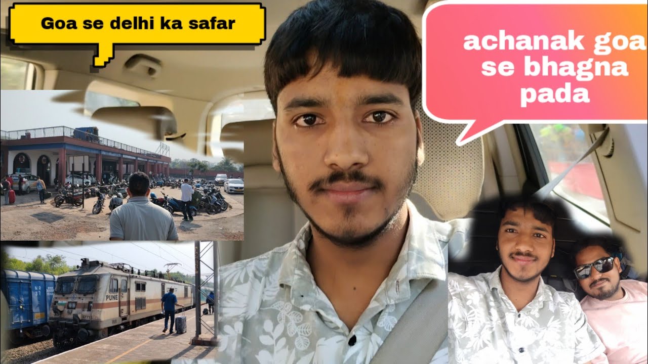 Achanak Plan Change 😳 Goa To Delhi Journey #goavlog 
