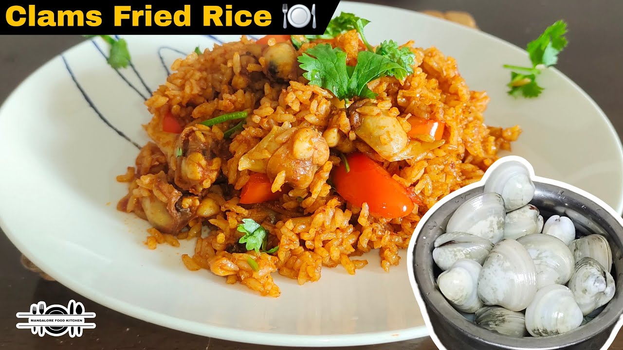 Clams Fried Rice #seafood #friedrice #food #clams #viralvideo #youtube