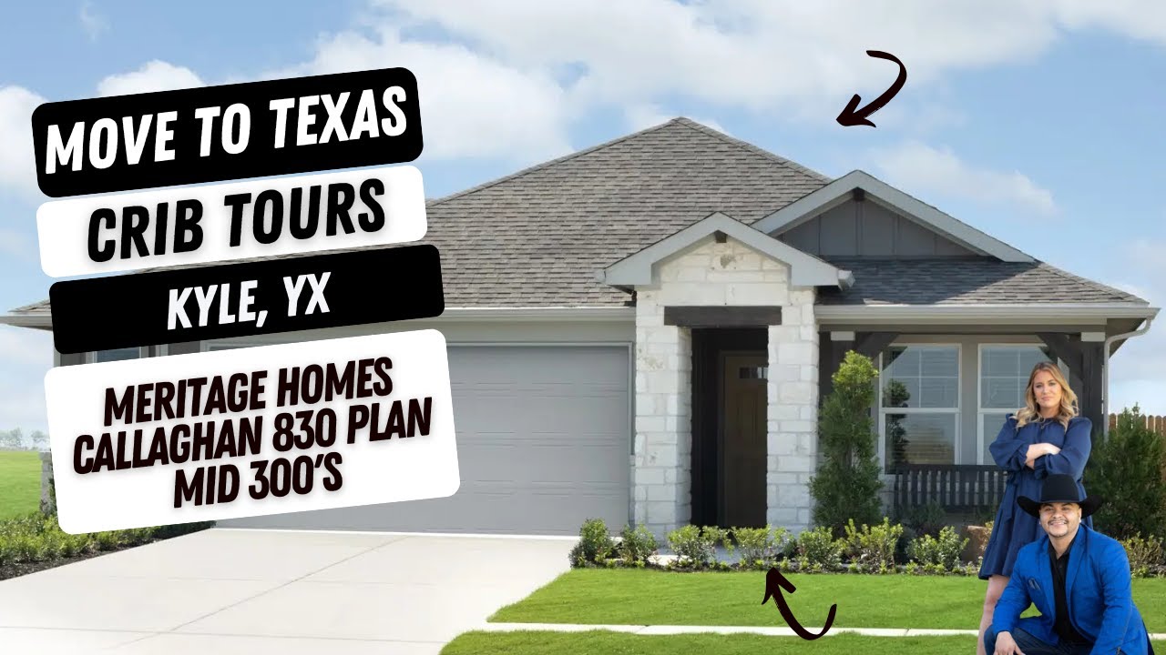 Inside the Callaghan 830 | Meritage Homes Kyle TX Tour | 4 Bedroom in Waterstone Crossing