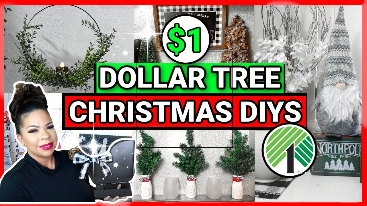 DOLLAR TREE CHRISTMAS DIYS 2020 ideas everyone MUST TRY!