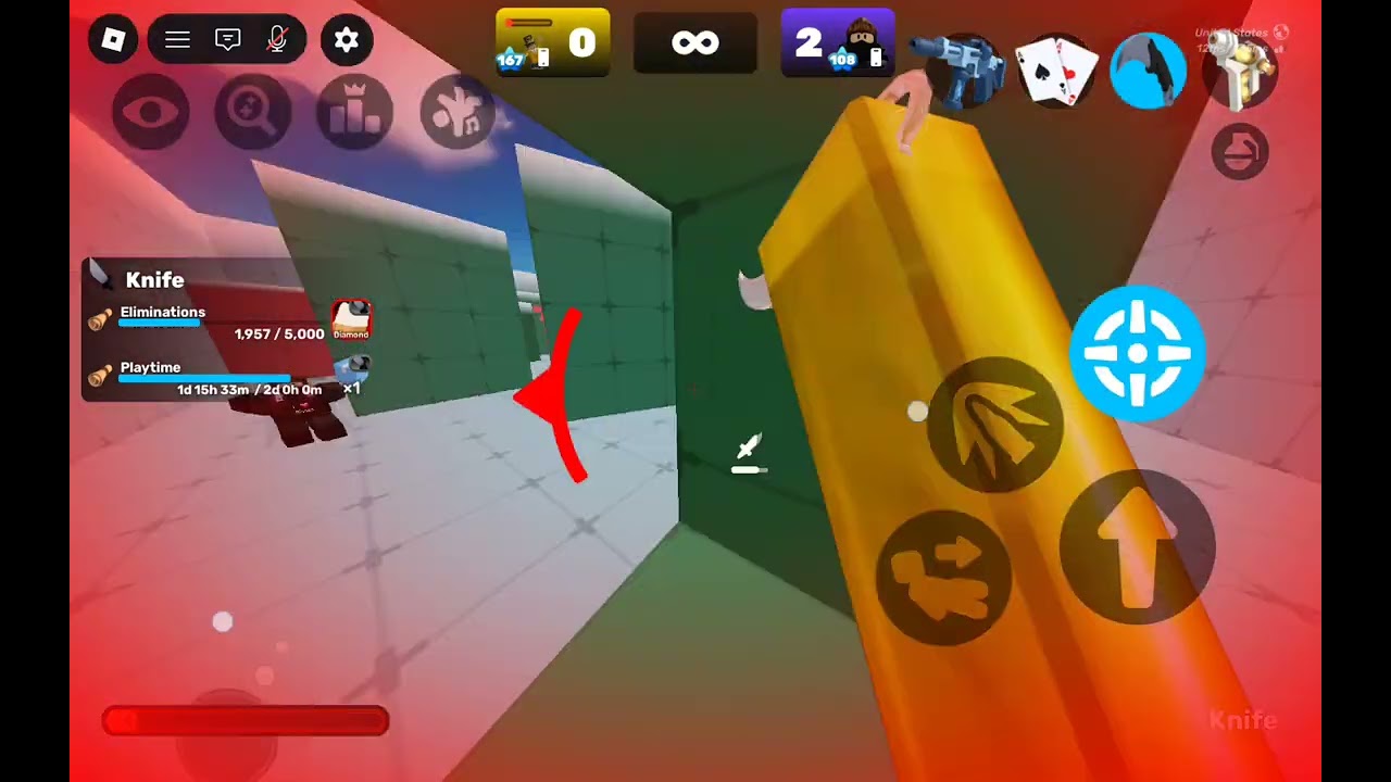 1v1ing a friend (I was lagging)