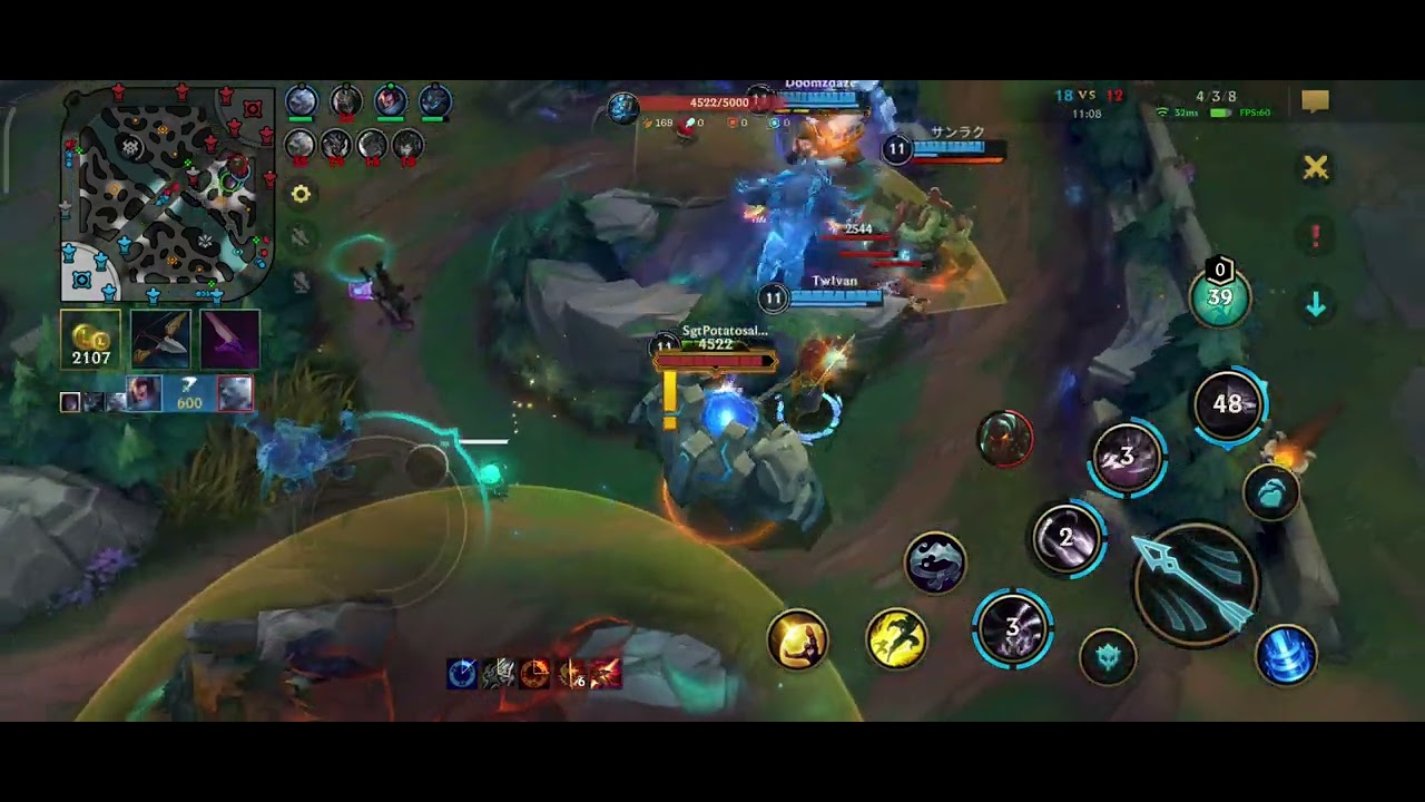 League of Legends Wild Rift High Graphic Settings (Gaming on Poco X6 Pro 5g) Full Gameplay