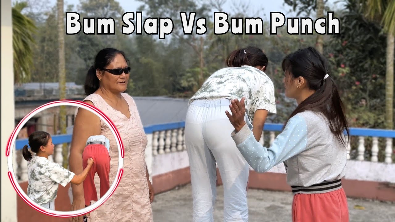 Bum Slap Vs Bum Punch 👊👋 / Funny Games / Funny Video 😂